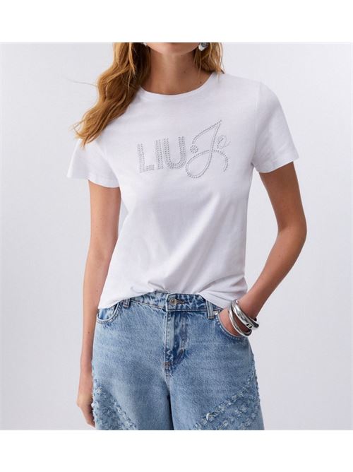T-shirt con applicazioni Liu Jo | WA6491JS923.P9353